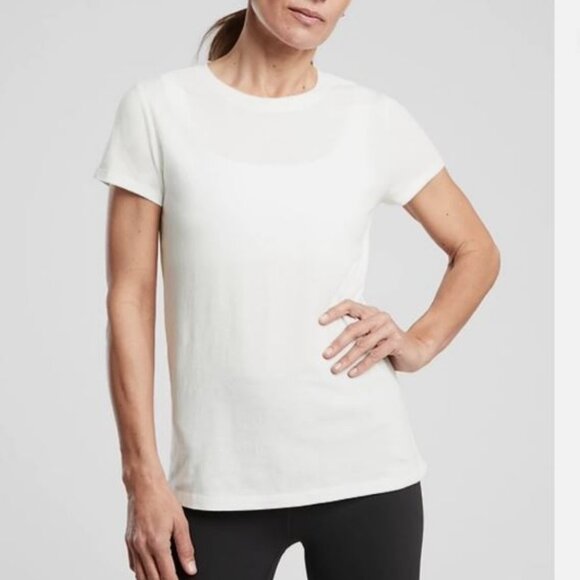 Athleta 100% organic cotton relaxed tee - Picture 1 of 4